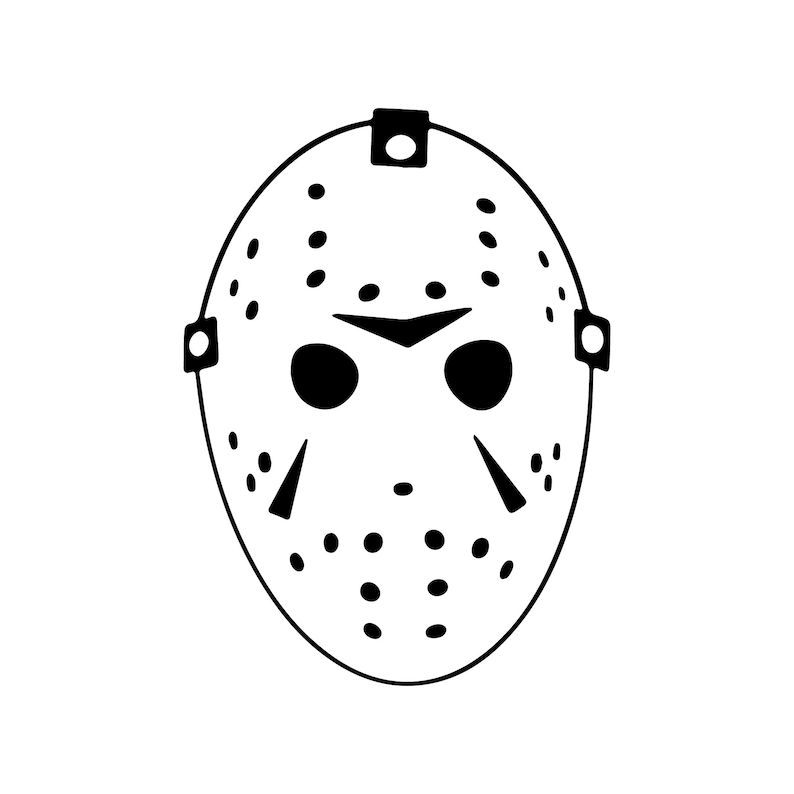 Jason Voorhees, Friday the 13th Digital Cut File Scary Movie Halloween ...