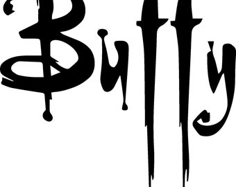 ➤ Iron on Patch Buffy silhouette