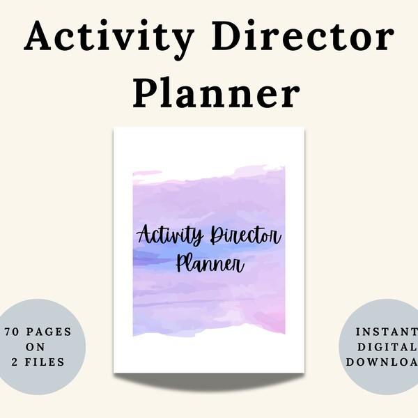 Care Home Activity Planner - Etsy