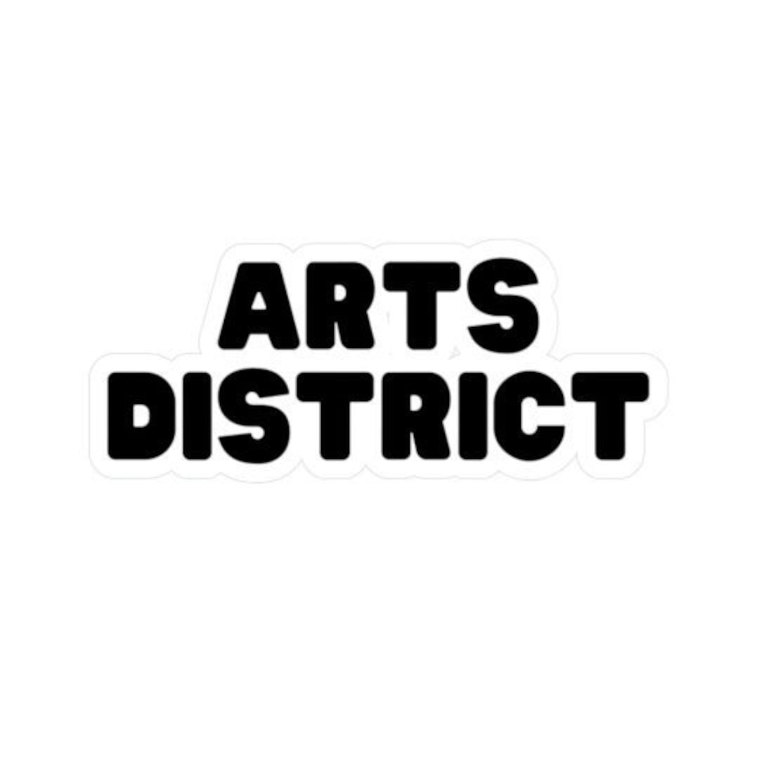Dist Sticker Art District Sticker Kiss-cut Vinyl Decals Conscious Funny Humorous ...