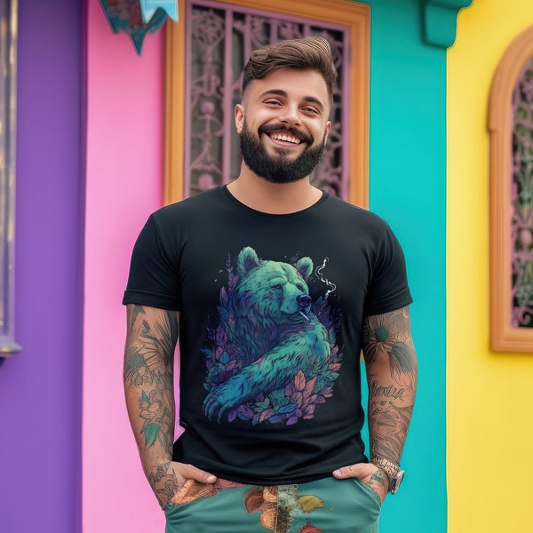 Stoner Bear - Etsy