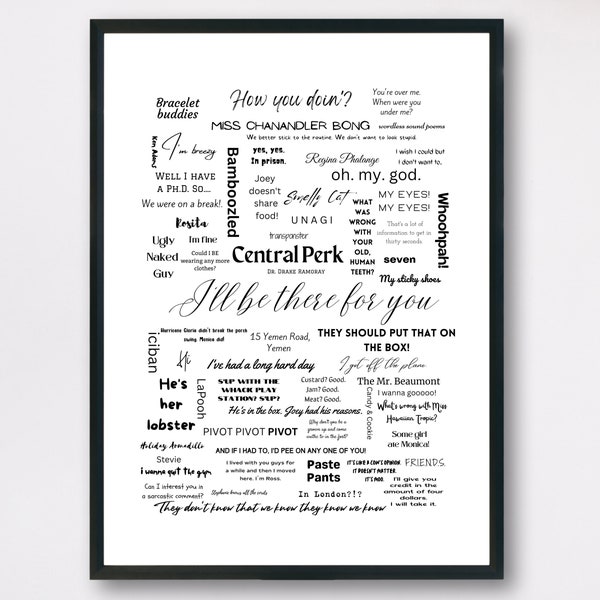 Friends Printable - Etsy