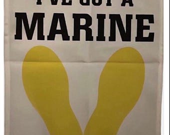 Marine In The Making Garden Flag-Gift Included