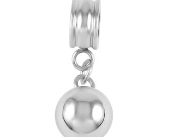 Ashes jewelry Urne Kugel-Anhänger: Edelstahl-Andenken-Perle, Trichter-Kit