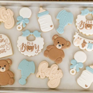 Bearly Wait Baby shower Cookies