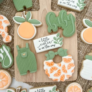 Little Cutie Baby Shower Cookies