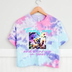 Trashy, Sassy Women&#39;s Tie-Dye Crop Tee