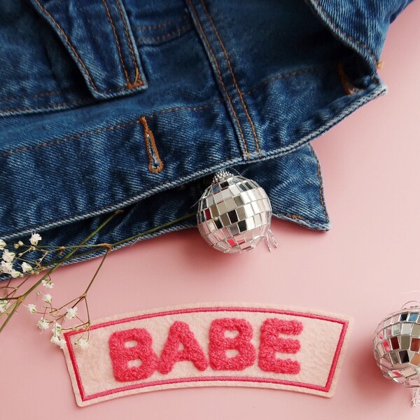 Babe Patch, Baby patch, Mama and Mini patch, Iron on patch, patches for jacket, denim jacket patch