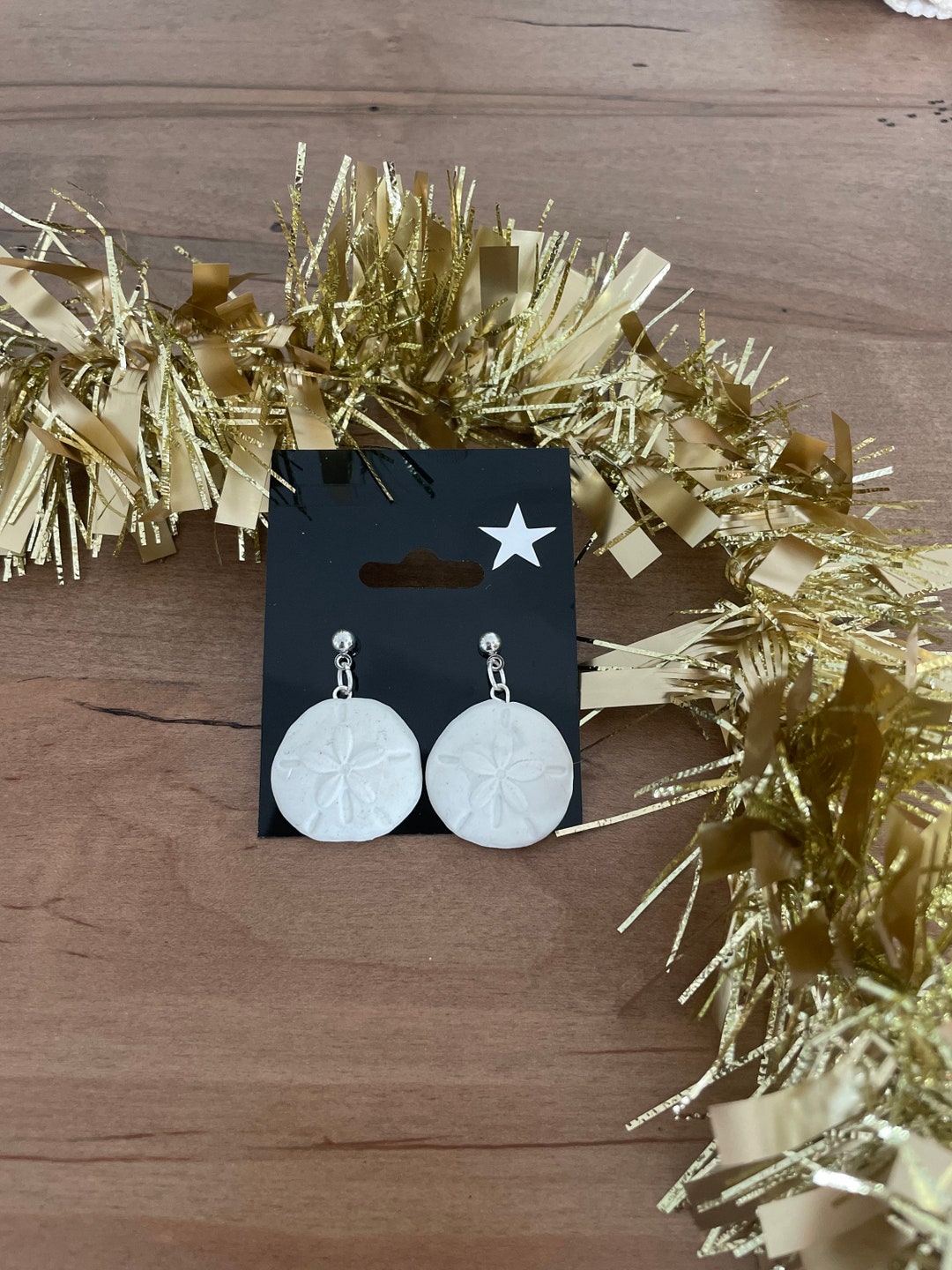Sand Dollar Earring Etsy