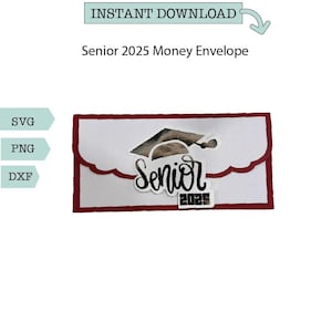 Afstudeergeld cadeau-envelop senior 2025 afstudeerpet ontwerp