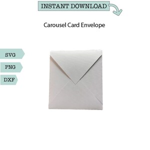 Envelope para o Cartão do Cavalo do Carrossel
