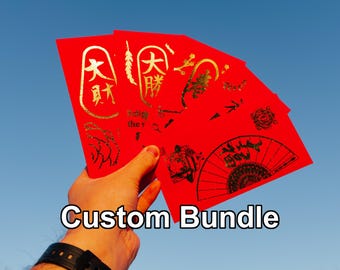 Umamusume Red Envelopes – Year of the Horse – Custom Bundle 8-Pack Lunar New Year Hong Bao