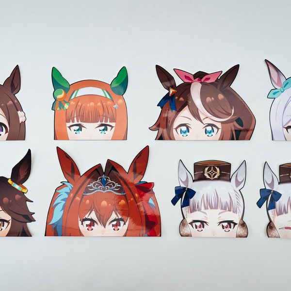 Uma Musume Pretty Derby Team Spica Peeker Vinyl Stickers