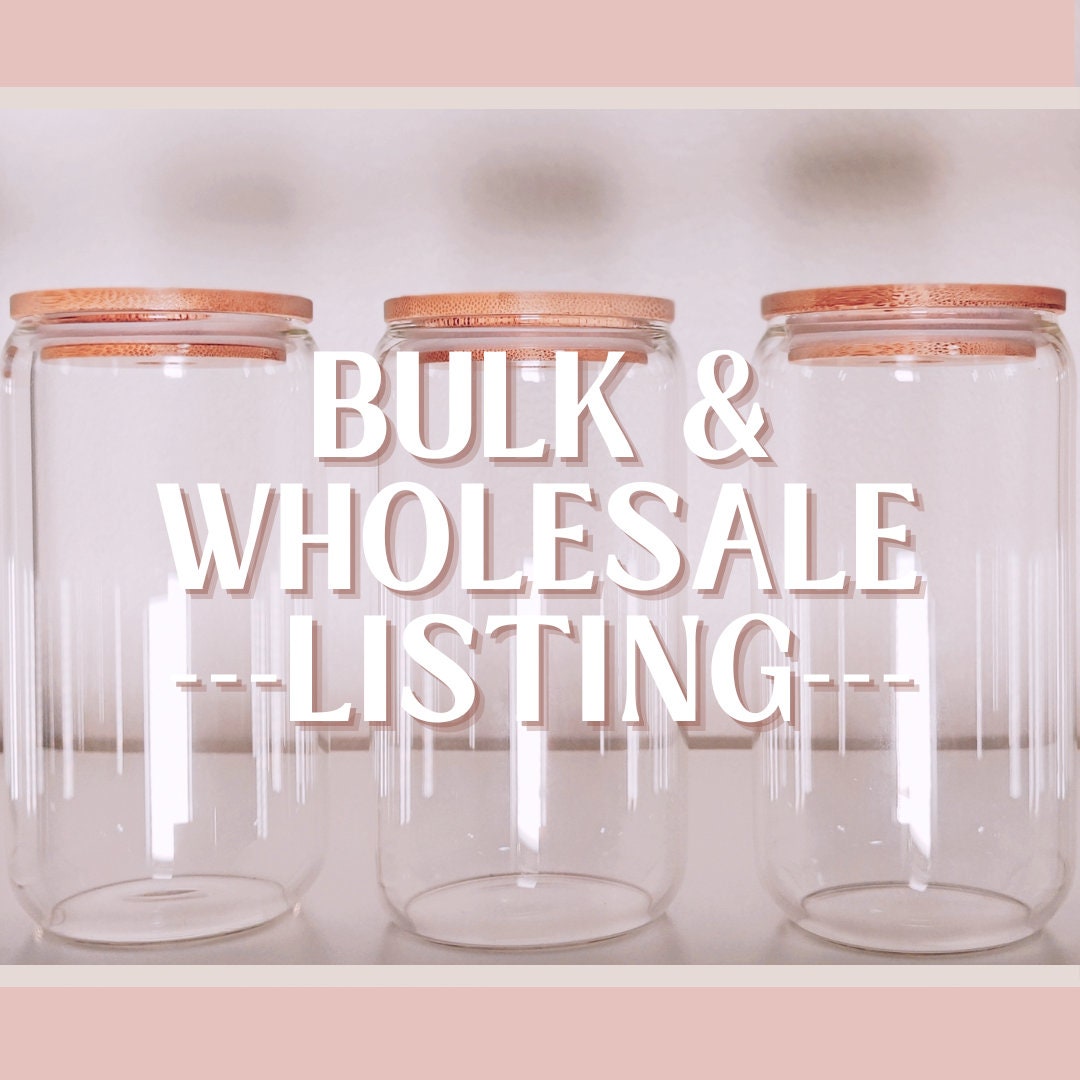 Bulk and Wholesale Orders, Custom Glass Cups in Bulk, Wholesale Glass