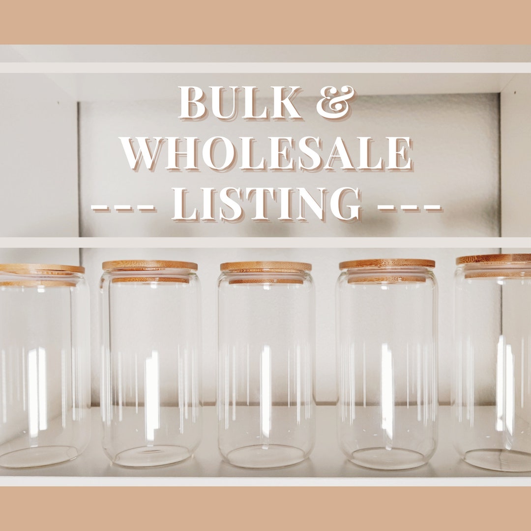 Bulk and Wholesale Orders Custom Glass Cups in Bulk Etsy