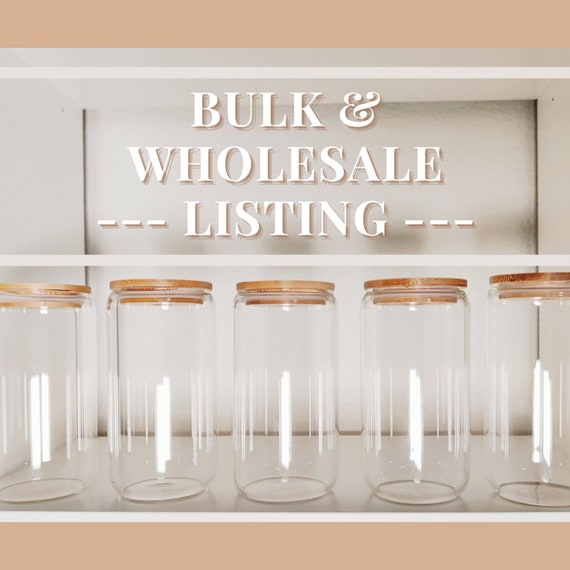 Bulk and Wholesale Orders, Custom Glass Cups in Bulk, Wholesale