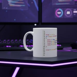 Coder Programmer Coffee Mug. Gift for developer or software engineer