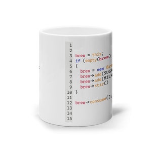 Coder Programmer Coffee Mug. Gift for developer or software engineer