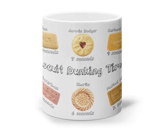 Biscuit Mug Top 10 Biscuits to Dunk Timing Mug