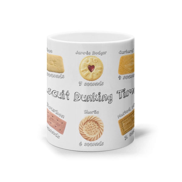 Biscuit Mug Top 10 Biscuits to Dunk Timing Mug