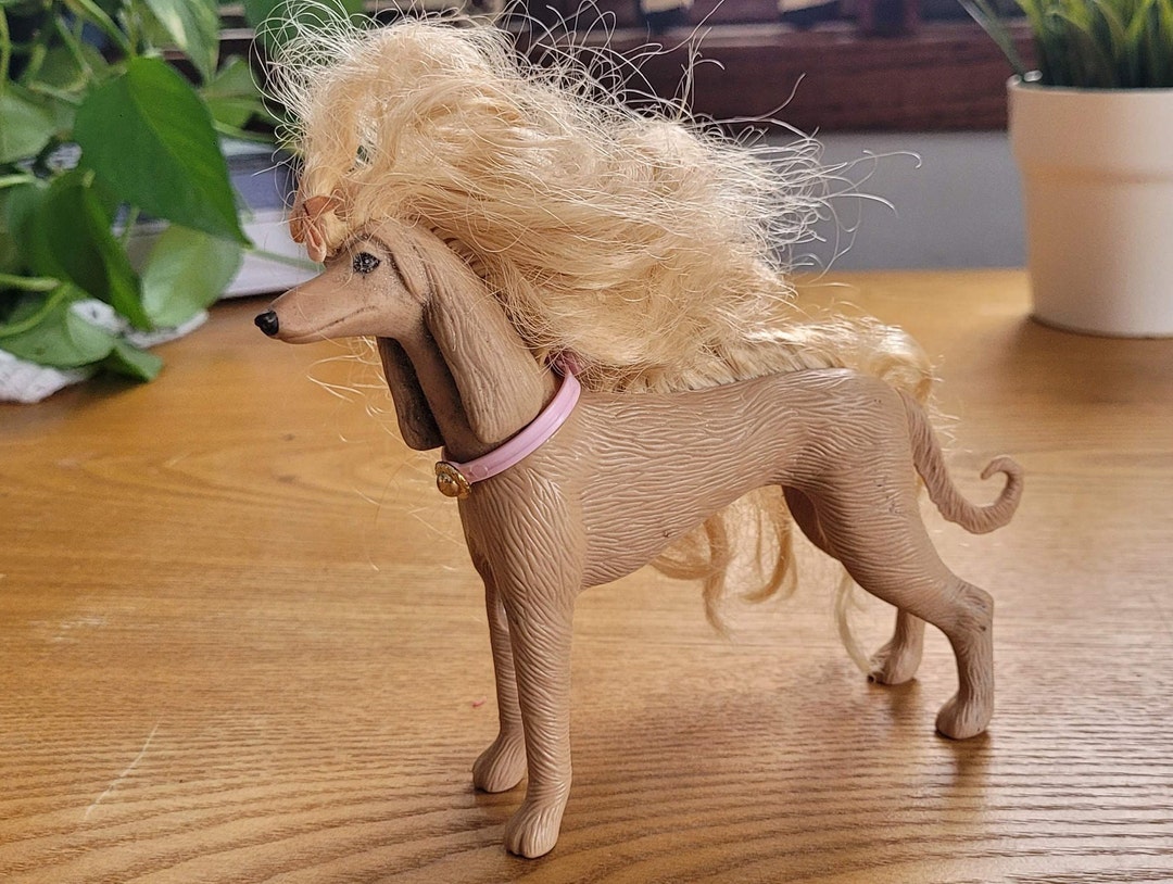 Vintage Barbie Dog Afgan Barbie Dog Dog for Vintage Barbie Etsy
