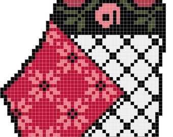 Palestinian Embroidery Map Pattern, Tatreez Art (PDF, SVG, PNG)