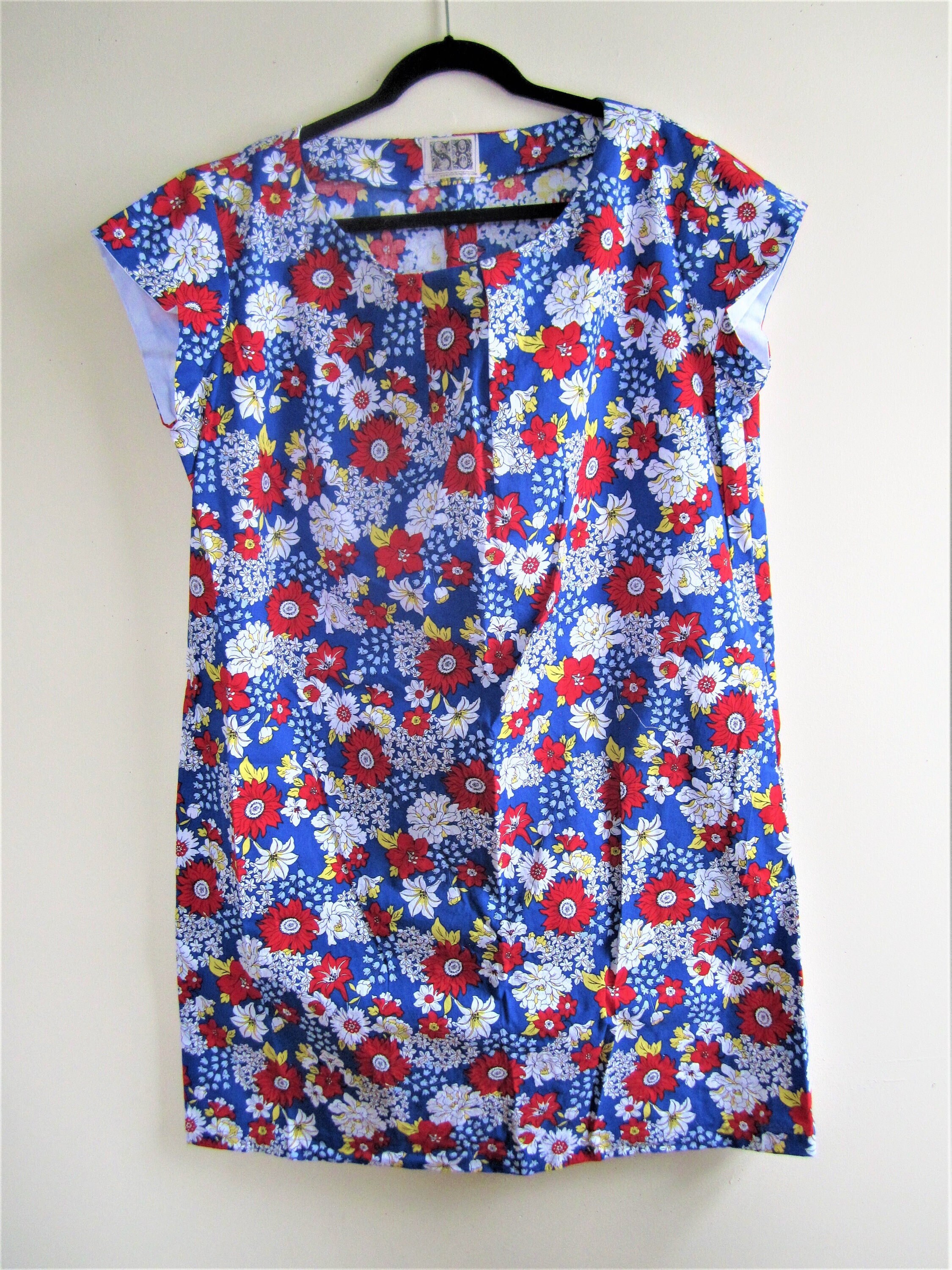 red white and blue plus size dress Cflvaek 4th of July Dress for Women Plus Size Scoop Neck Sleeveless Tiered Sundress Red White and Blue Tie Dry Print Midi Dress Summer Beach Vacation