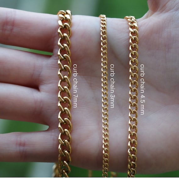 Gold filled cuban link chain online