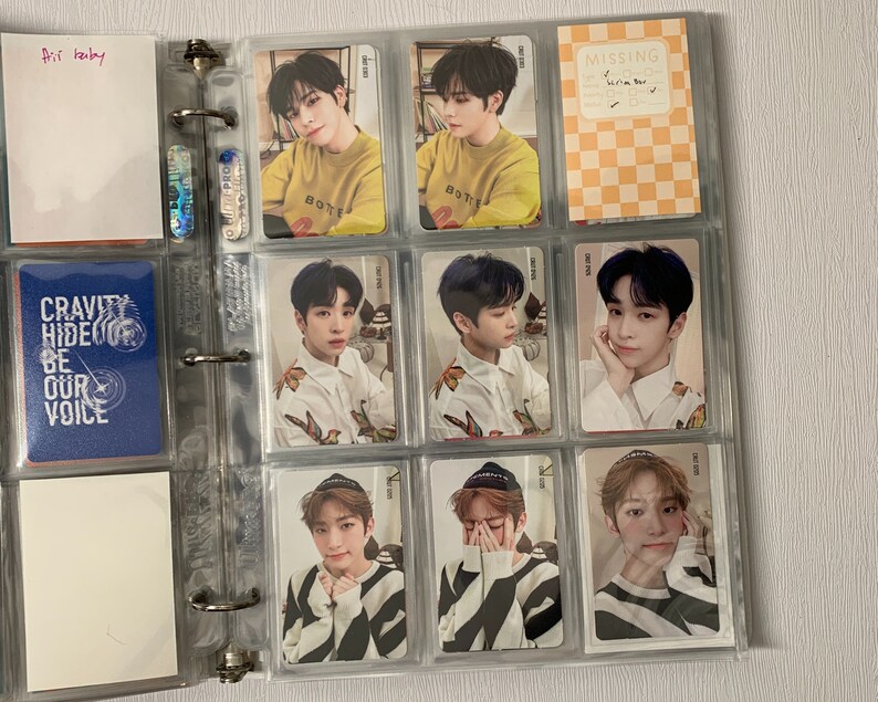 Printable Checkered Themed Kpop Collector Binder Fillers Digital