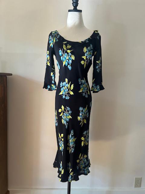 Betsey Johnson フルーツ柄半袖ワンピース BETSEY'S FRUIT DRESS BLACK