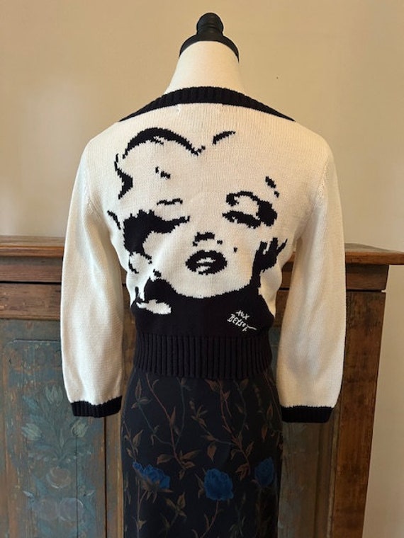 Betsey Johnson Marilyn Monroe Cropped Cardigan