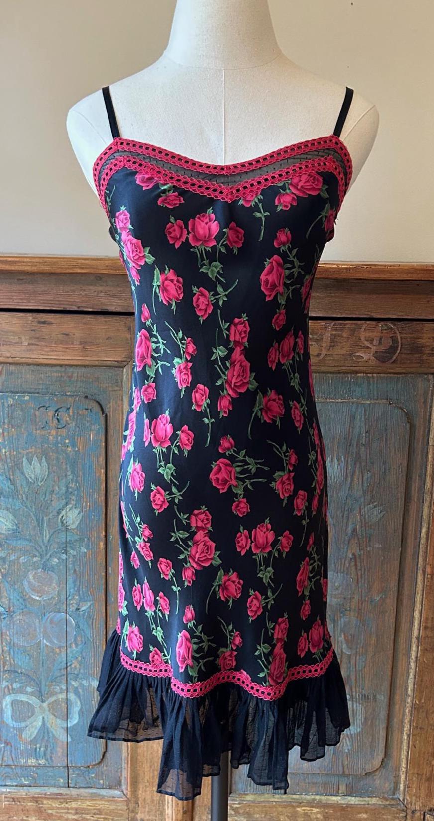 Vintage Betsey Johnson New York Silk Slip Dress - Etsy