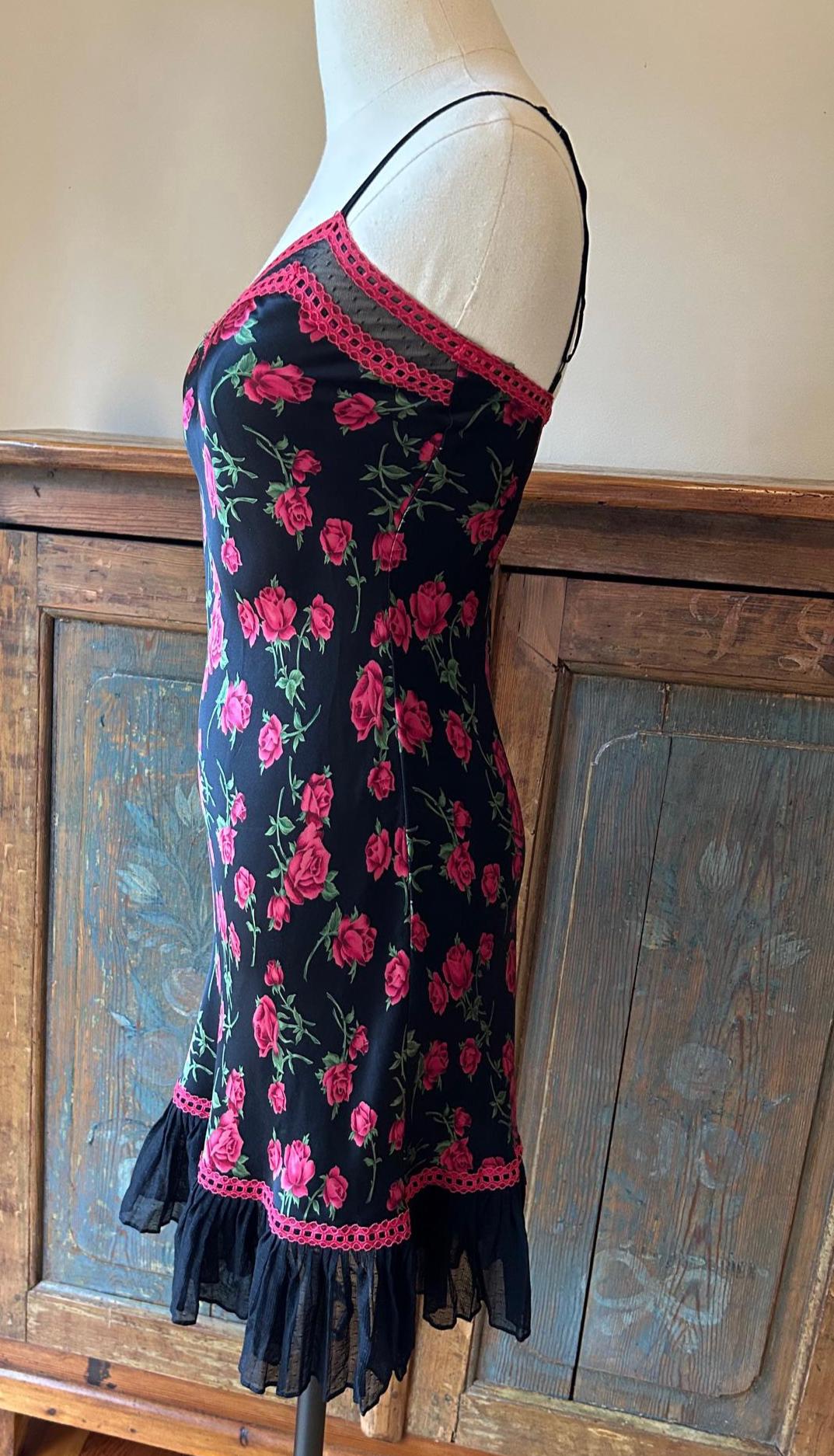 Vintage Betsey Johnson New York Silk Slip Dress - Etsy