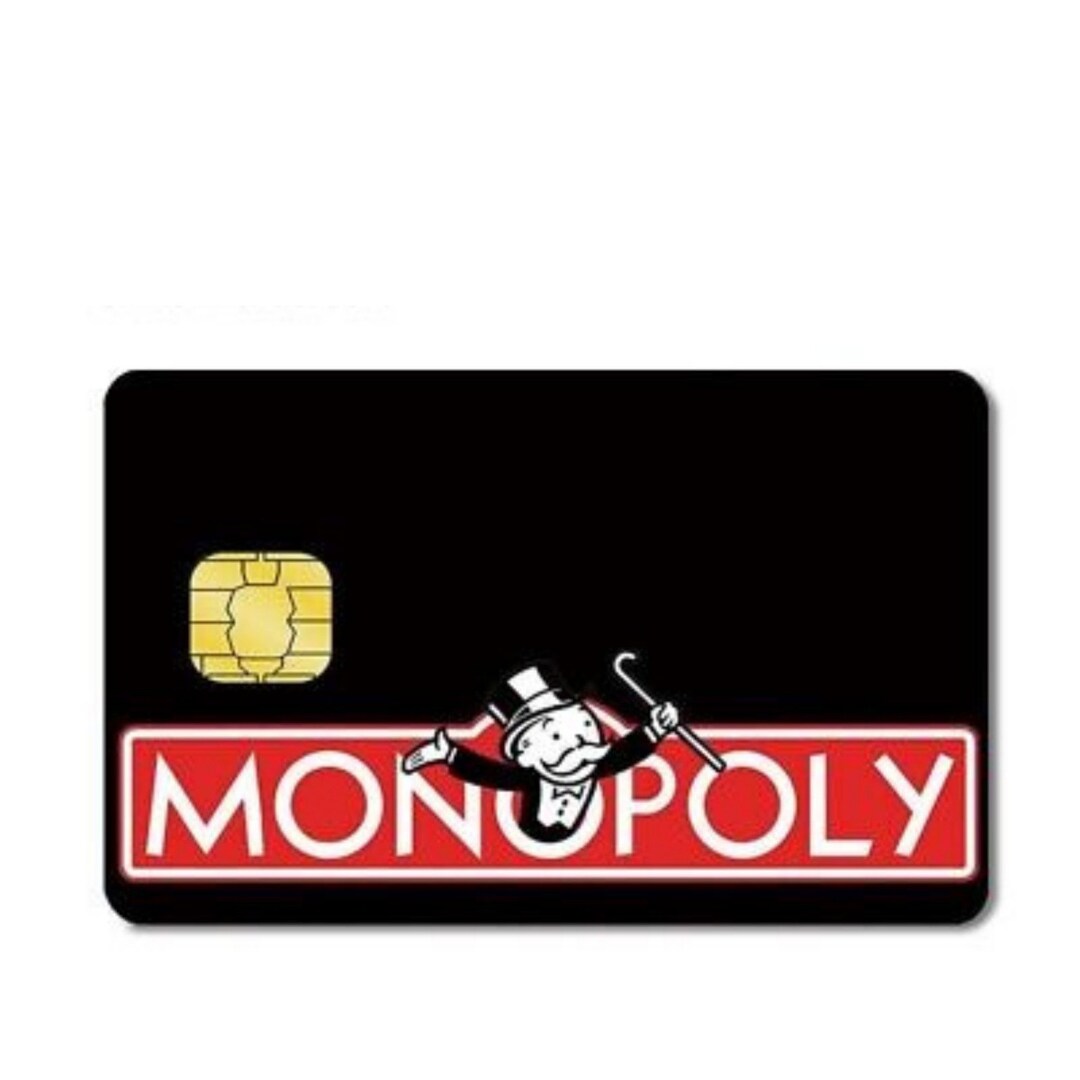 MONOPOLY Credit Card SMART Sticker Skin Film for Small Large Etsy