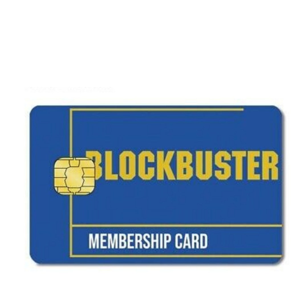 Blockbuster Membership Card Credit Card SMART Sticker Skin Etsy