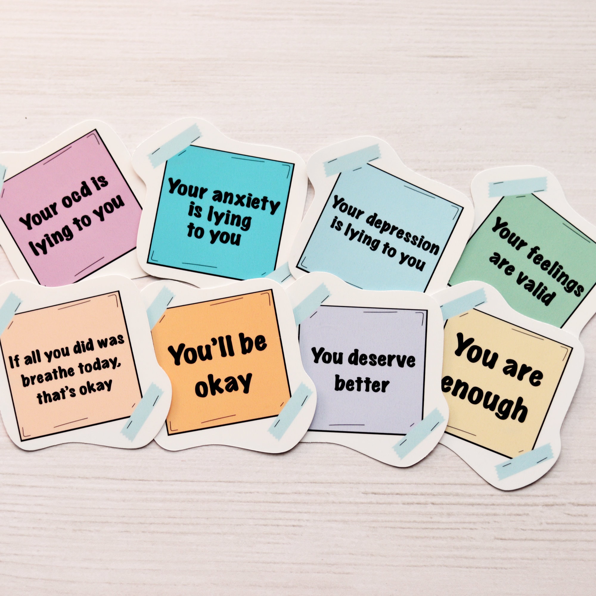 Mental Health Vinyl Stickers