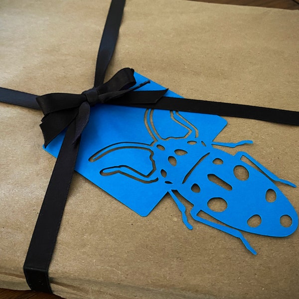 Blue Beetle Gift Tags