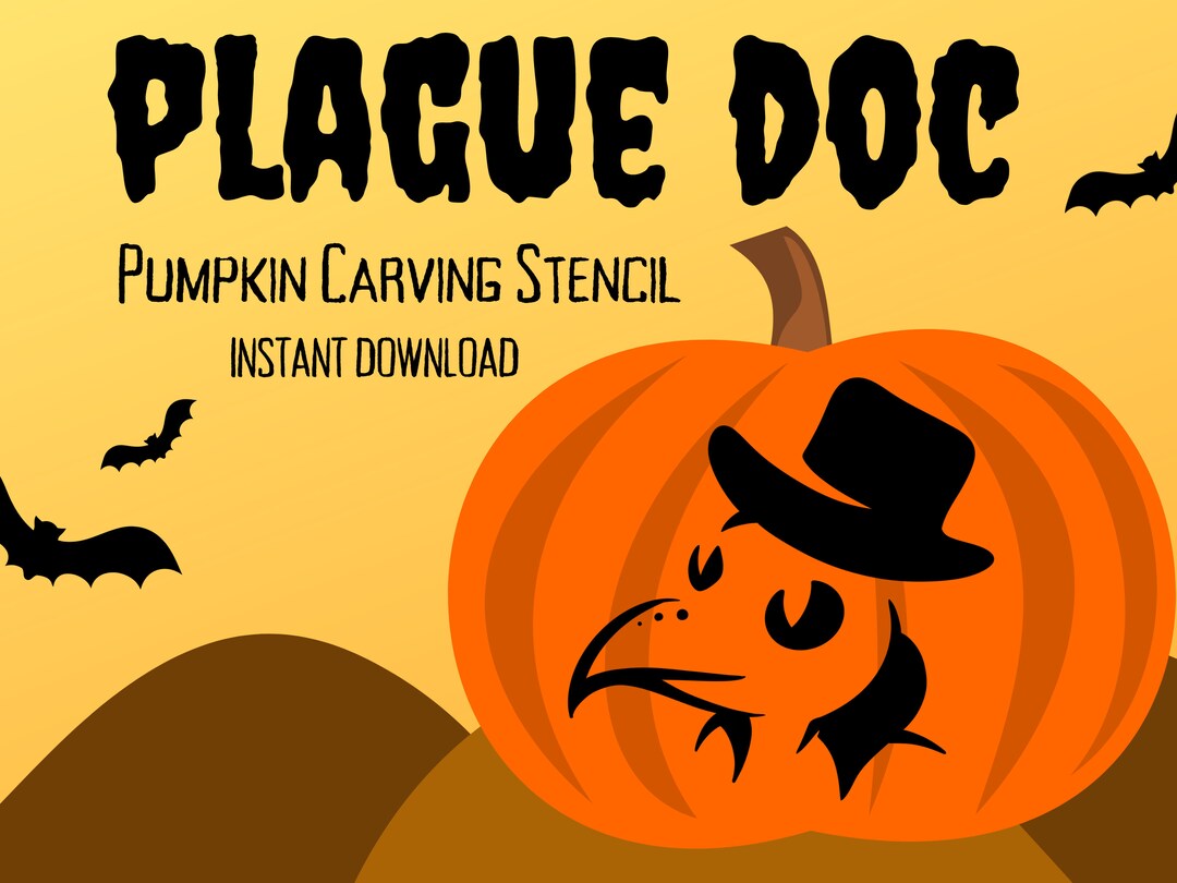 kawaii-plague-doctor-pumpkin-carving-stencil-1-unique-halloween-jack-o