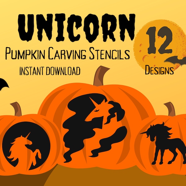 Unicorn Pumpkin - Etsy