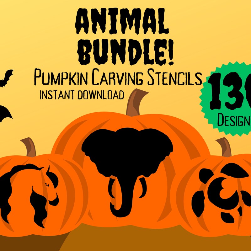 Farm Animals Pumpkin Carving Stencils - Etsy