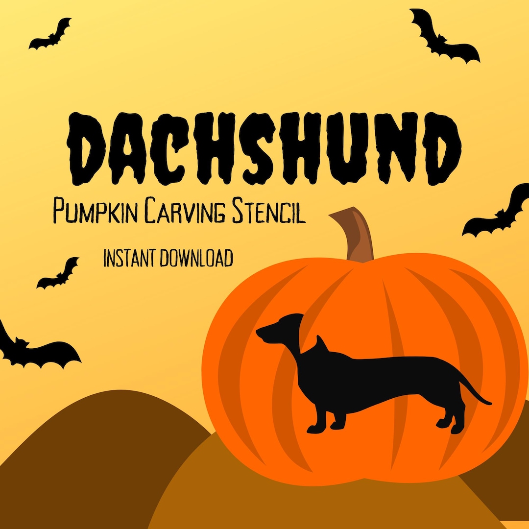 dachshund-pumpkin-carving-stencil-1-unique-pet-dog-halloween-jack-o-lantern-carving-pattern-etsy
