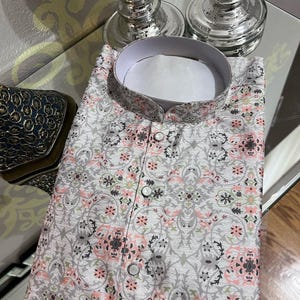 Pyjama kurta fleuri garçon