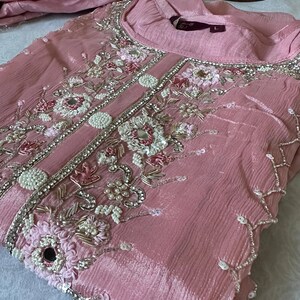 Pink Palazzo style Suit Japan Satin main image 1