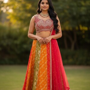 Banaras Multicolor Lehenga