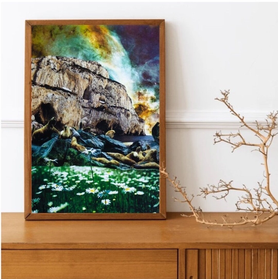 Collage Print, Vintage Collage Art Print, Surreal Art Print, Wall Art ...
