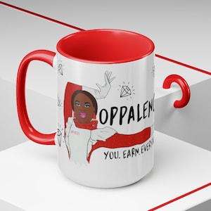 Oppalance Ceramic Mug | RuPaul&#39;s Drag Race | Drag Queen Gifts | LGBTQ+