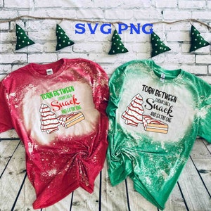 Torn Between Looking Like A Snack Funny Christmas Bundle SVG/PNG