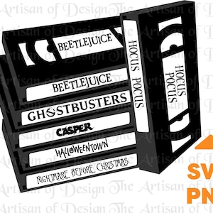 Retro Classic Halloween Movies SVG/PNG