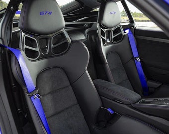 Custom Blue Car Seatbelt | Car Customization | Car Enthusiast | Performance Car | Gift For Him