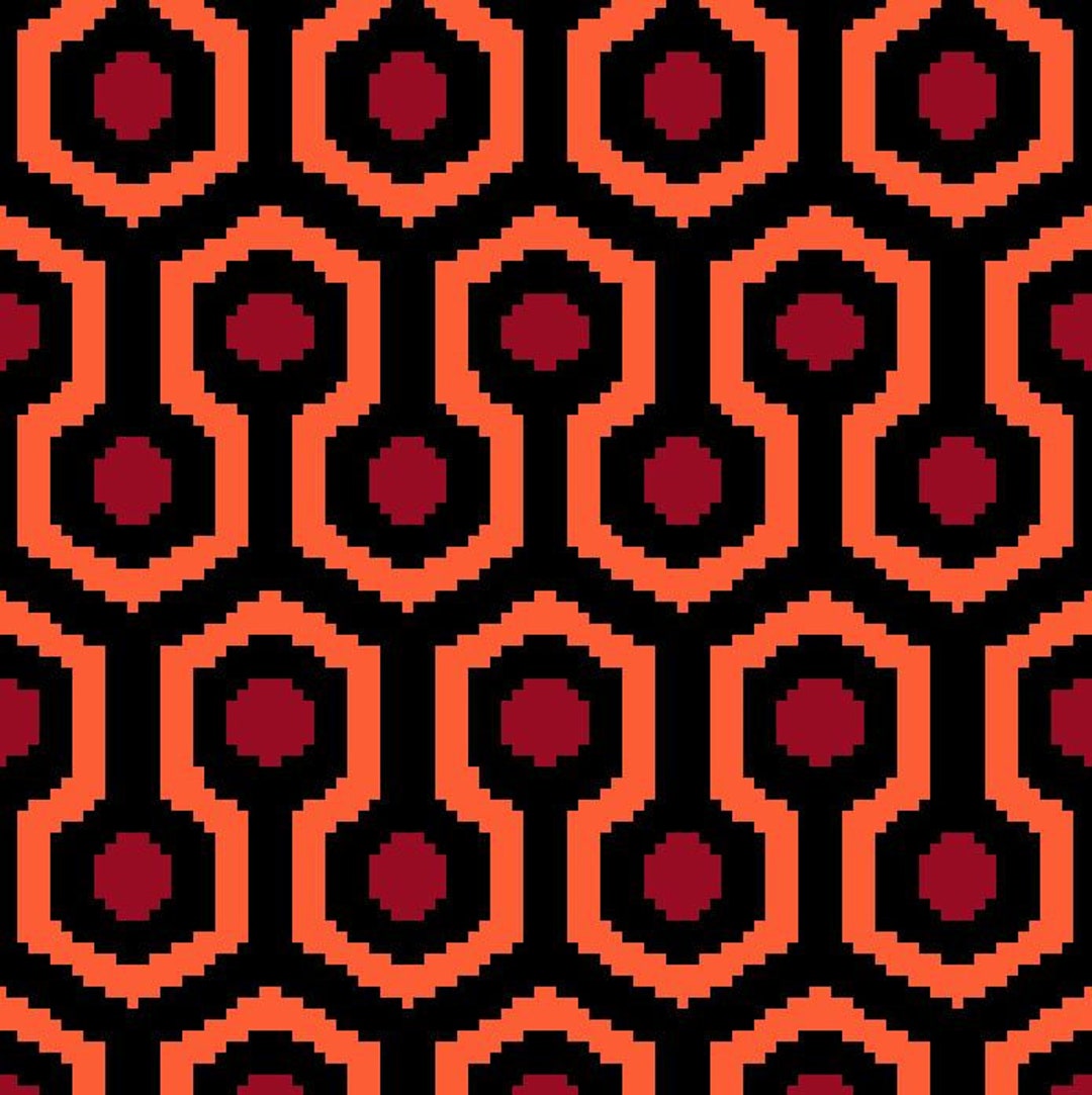 Stanley Kubrick Horror - the Shining Carpet - Cross Stitch Pattern